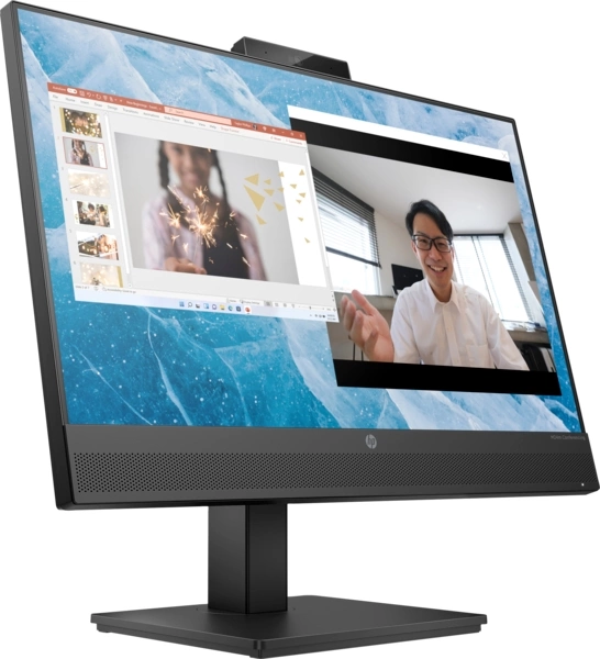 Монитор HP 23.8" M24m серебристый IPS 16:9 HDMI M/M Cam матовая HAS Piv 300cd 178гр/178гр 1920x1080 75Hz DP FHD USB 6.3кг