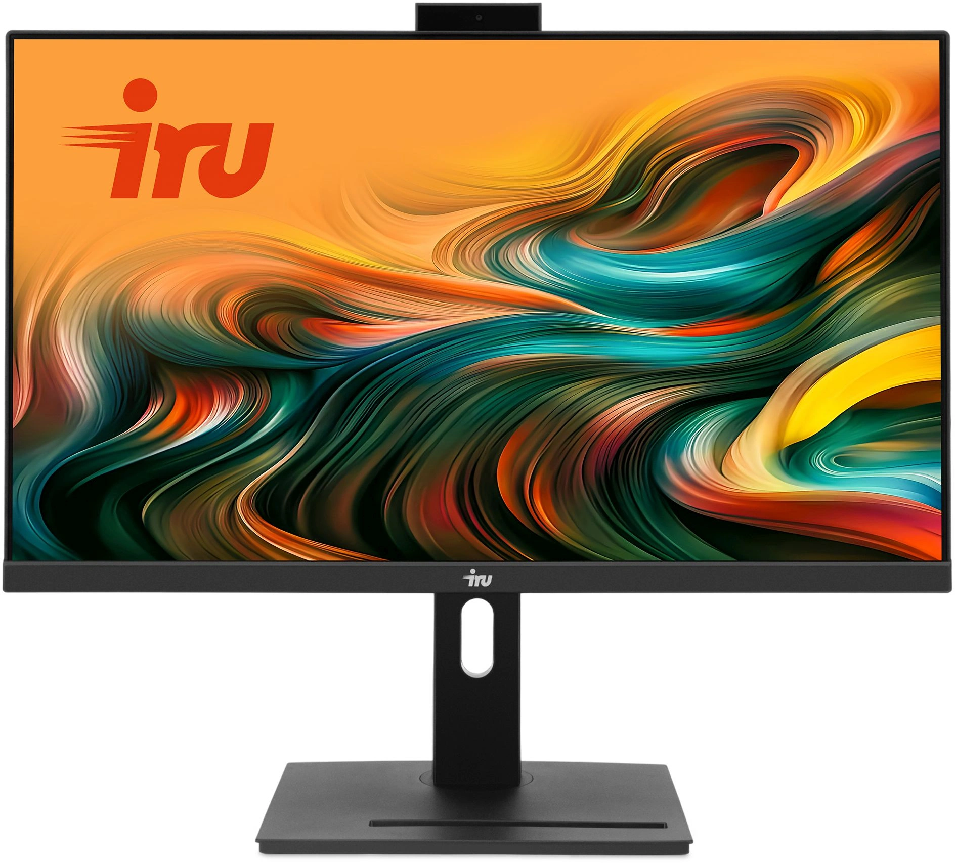 Моноблок IRU 23IM 23.8" Full HD i5 12450H (2) 16Gb SSD512Gb UHDG FreeDOS GbitEth WiFi BT 90W Cam черный 1920x1080