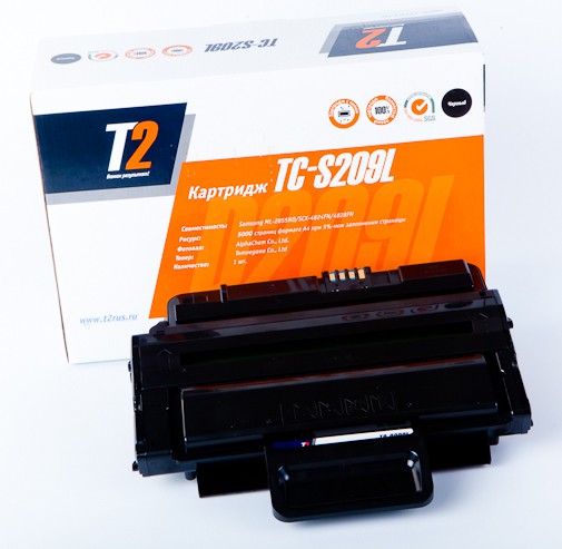 Картридж лазерный T2 MLT-D209L TC-S209L MLT-D209L/SV007A черный (5000стр.) для Samsung ML-2855ND/SCX-4824FN/4828FN без чипа