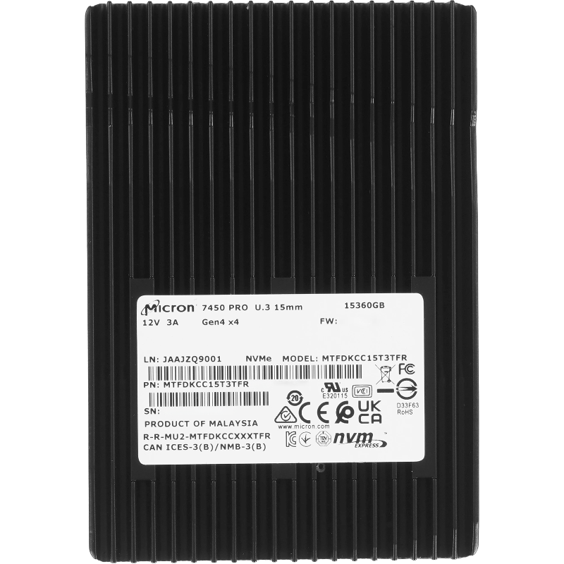 Micron 7450 PRO 15360GB (MTFDKCC15T3TFR-1BC15ABDB)