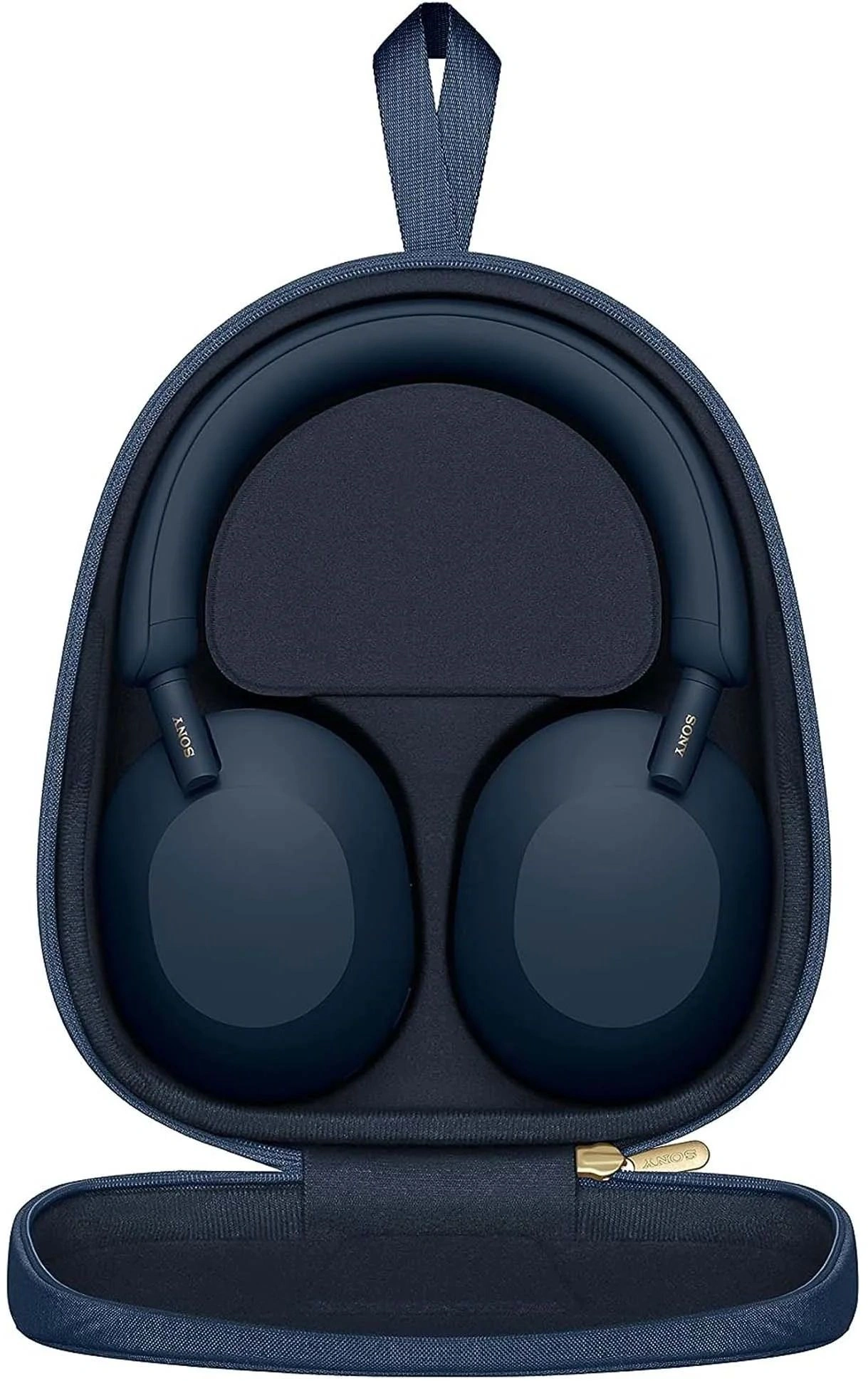 Гарнитура мониторные Sony WH-1000XM5 1.2м синий беспроводные bluetooth оголовье (WH-1000XM5/L)