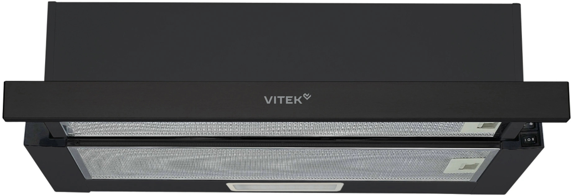 Вытяжка встраиваемая Vitek VT-TH 6020 BK черный управление: механическое (1 мотор)