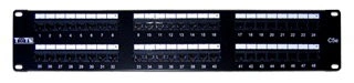 Патч-панель Lanmaster TWT-PP48UTP 19" 2U 48xRJ45 кат.5E UTP