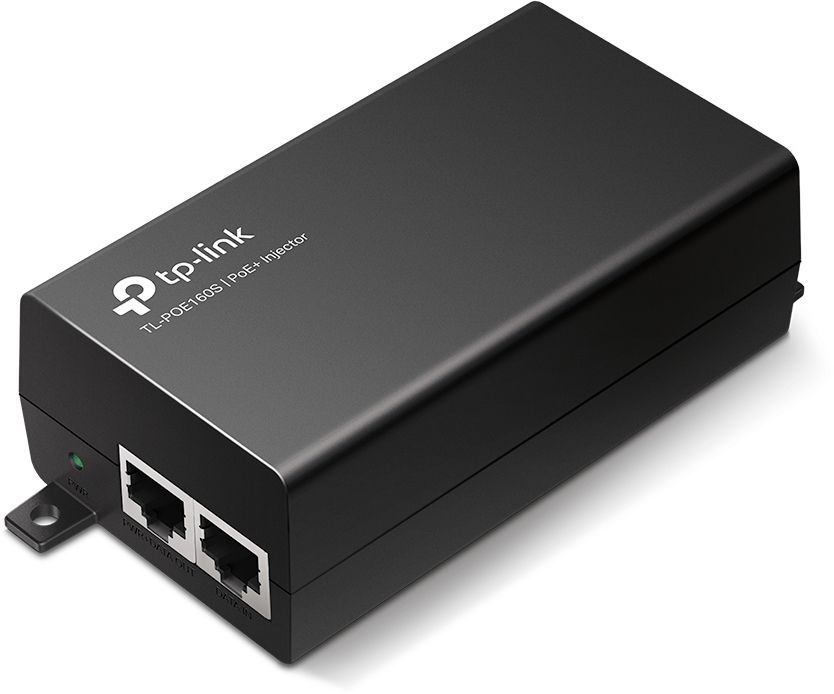 Инжектор PoE+ TP-Link POE160S 10/100/1000BASE-T 30Вт 100-240В(АС)
