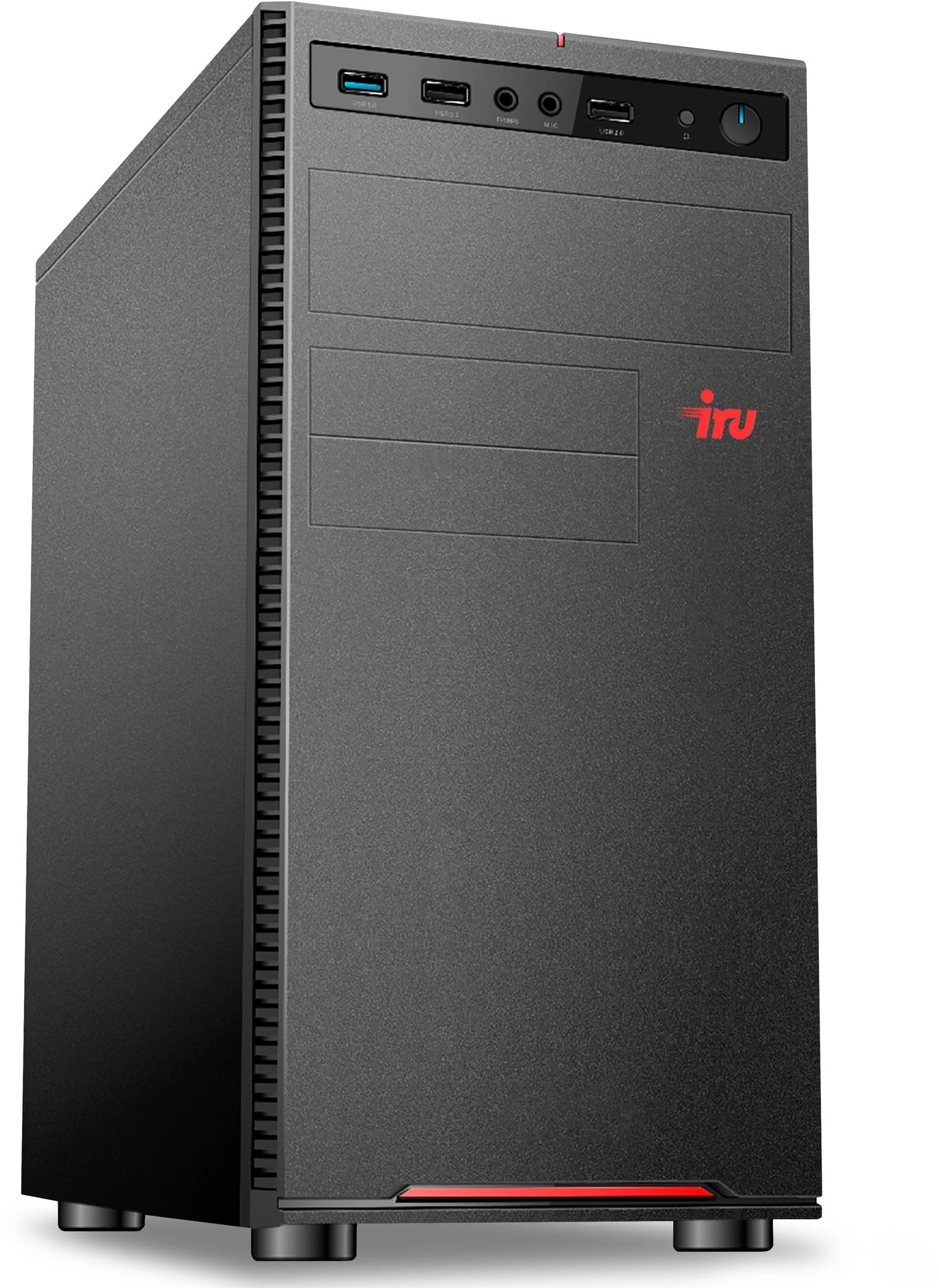 ПК IRU Home 310H6SE MT i3 12100 (3.3) 16Gb SSD256Gb UHDG 730 FreeDOS GbitEth 400W черный (RUS) (1994644)