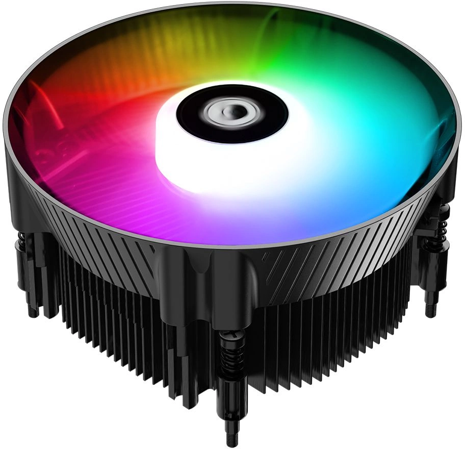 Устройство охлаждения(кулер) ID-Cooling DK-07i RAINBOW RGB Soc-1700/1851 черный/белый 4-pin 14-26dB Al 125W 400gr Ret