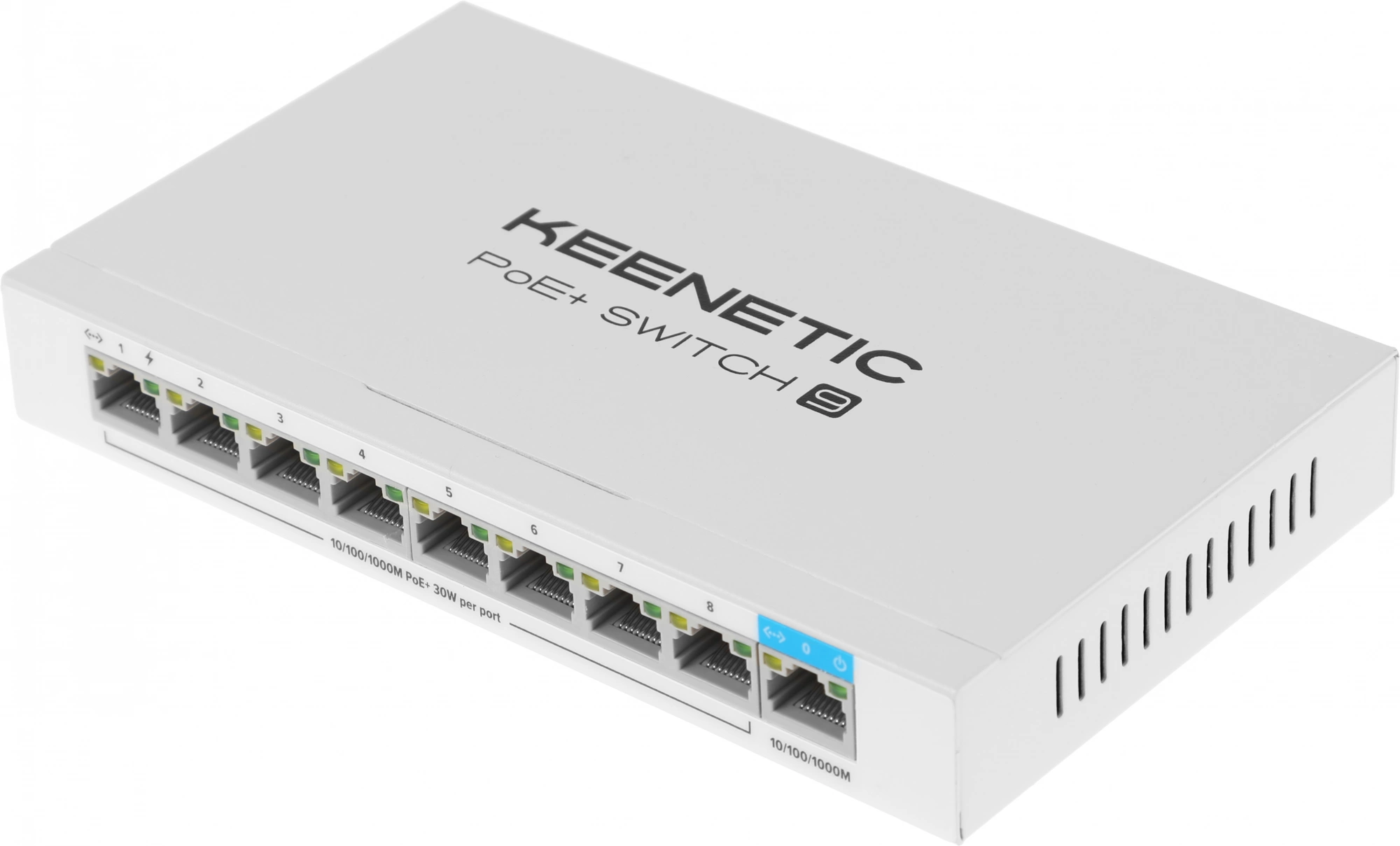 Коммутатор Keenetic KN-4710 (L2) 9x1Гбит/с 8PoE+ 120W неуправляемый