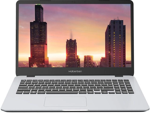 Ноутбук Maibenben M545 Ryzen 5 4500U 8Gb SSD512Gb AMD Radeon Graphics 15.6" IPS FHD (1920x1080) Linux silver WiFi BT Cam 4440mAh (M5451SB0LSRE0)