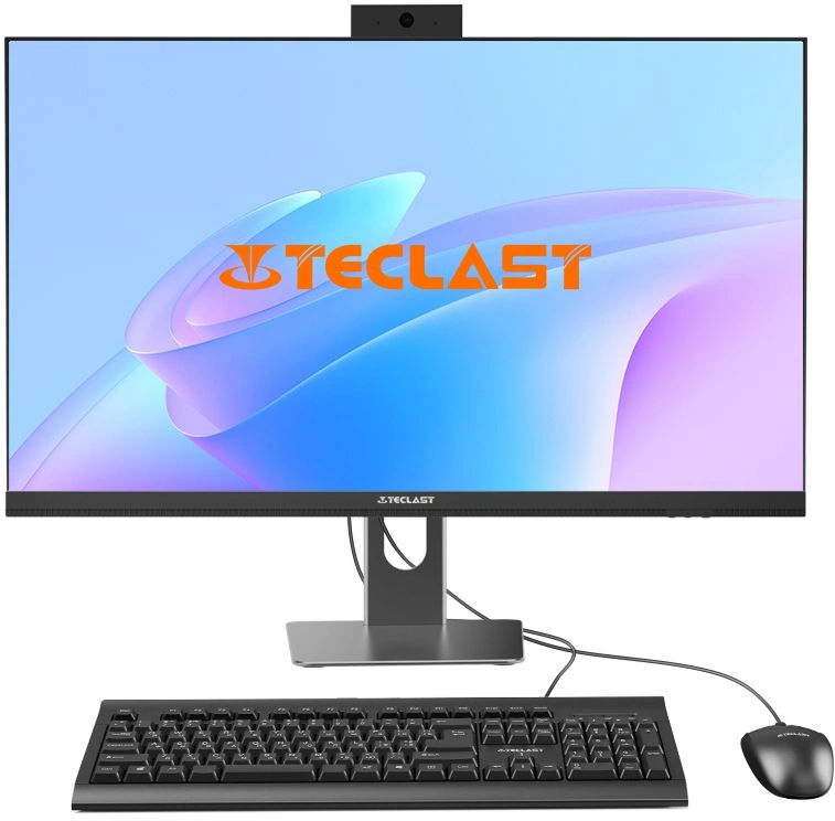 Моноблок Teclast T24 Air 23.8" Full HD i5 12600H (2.7) 16Gb SSD512Gb Iris Xe CR Windows 11 Pro GbitEth WiFi BT 120W клавиатура мышь Cam черный 1920x1080