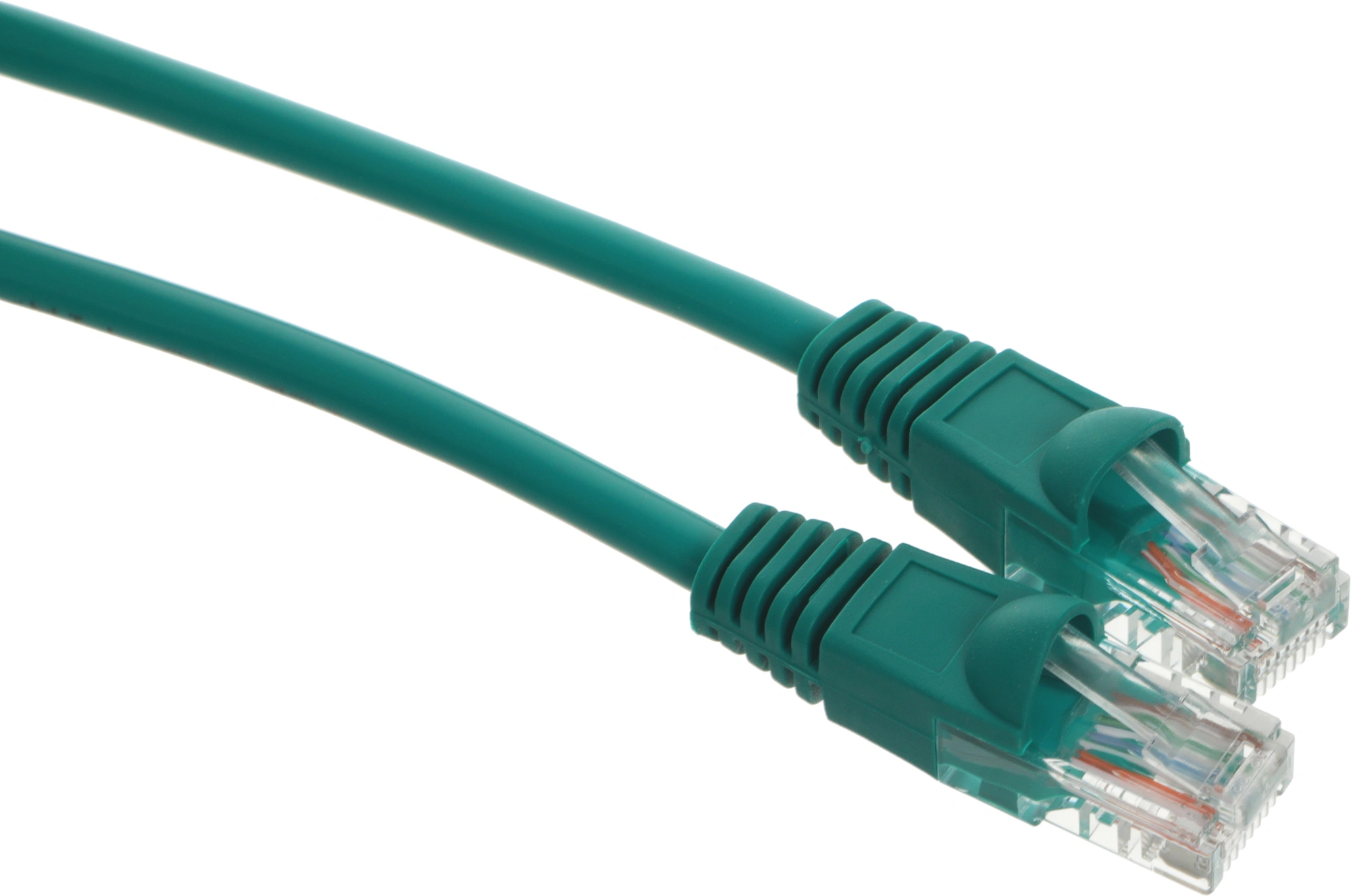Патч-корд Buro UTP-5E-1,5M-GR UTP 4 пары cat.5E CCA molded 1.5м зеленый RJ-45 (m)-RJ-45 (m)