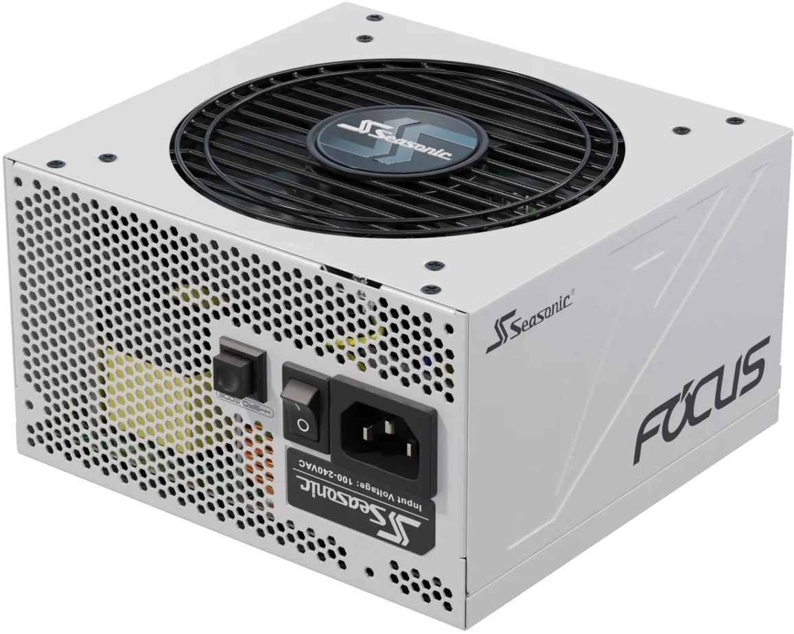Блок питания Seasonic ATX 1000W Focus GX-1000 Gen.5 WHITE 80+ gold (20+4pin) APFC 135mm fan 8xSATA Cab Manag RTL