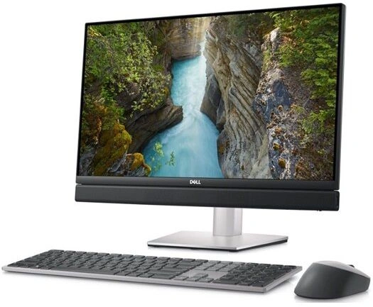 Моноблок Dell Optiplex 7420 23.8" Full HD i7 14700 (2.1) 32Gb SSD1Tb RX 6500 4Gb CR Windows 11 Pro GbitEth WiFi BT 240W клавиатура мышь Cam черный 1920x1080
