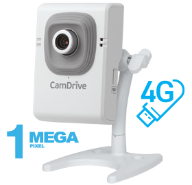 Видеокамера IP CD300-4G 1 Мп, 1/4'' КМОП, 0.3лк(д)/0.1лк(н), DWDR, 2D/3DNR, f=2.5 мм, 4G модуль, микрофон, 5В