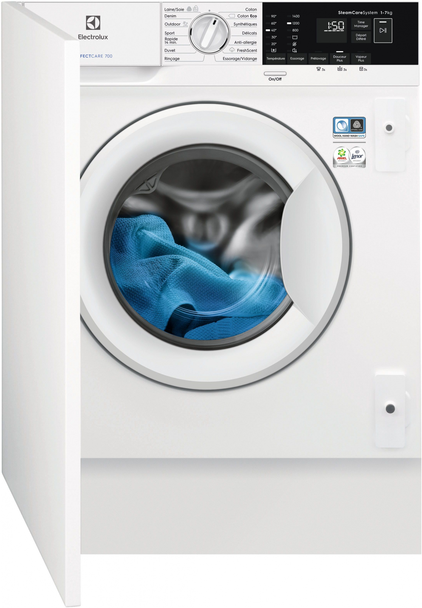Стиральная машина Electrolux EWN7F447WI класс:A+++ загрузка до 7кг отжим:1400об/мин белый инвертер