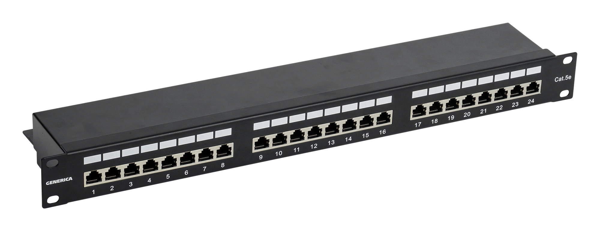 Патч-панель ITK PP24-1UC5EF-K05-G 19" 1U 24xRJ45 кат.5E FTP