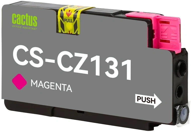 Картридж струйный Cactus CS-CZ131 №711 пурпурный (26мл) для HP DJ T120/T520/530 с чипом