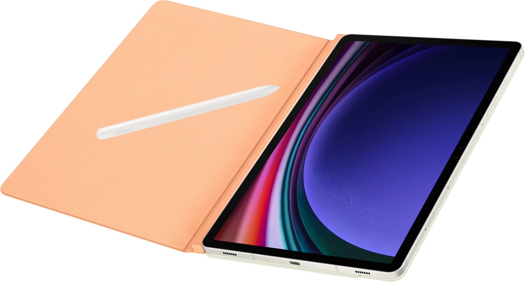 Чехол Samsung для Samsung Galaxy Tab S9/S9 FE/S10 FE Smart Book Cover поликарбонат/полиуретан оранжевый (EF-BX710POEGRU)