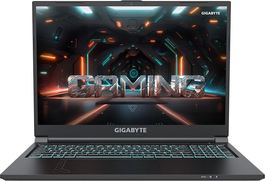 Ноутбук Gigabyte G6 Core i7 13620H 16Gb SSD512Gb NVIDIA GeForce RTX4060 8Gb 16" IPS FHD+ (1920x1200) Windows 11 Home black WiFi BT Cam (KF-H3KZ853SH)