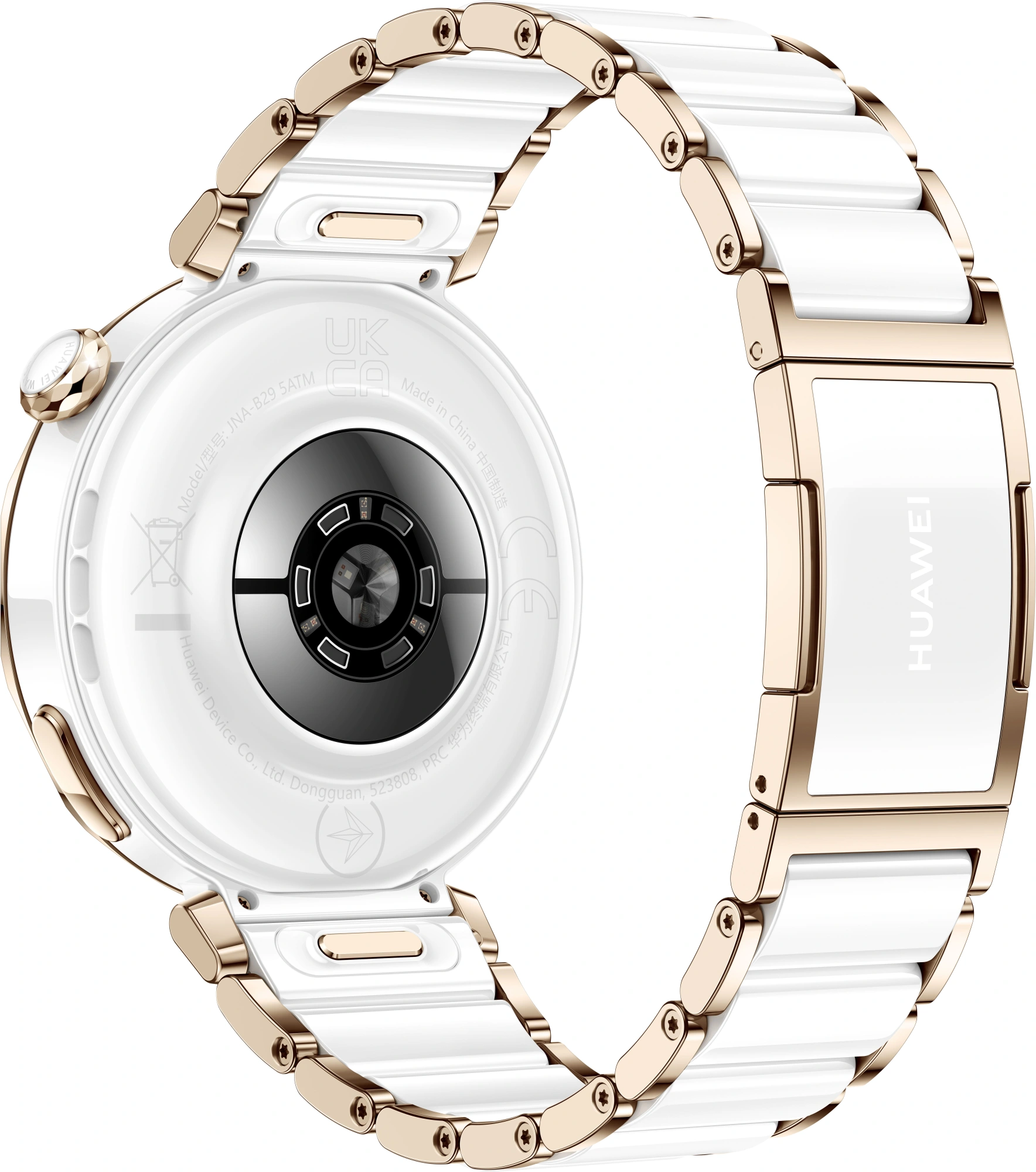 Смарт-часы Huawei Watch GT 5 Pro Jana-B29C 42.49мм 1.32" AMOLED корп.белый рем.белый разм.брасл.:120-190 мм (55020DGV)