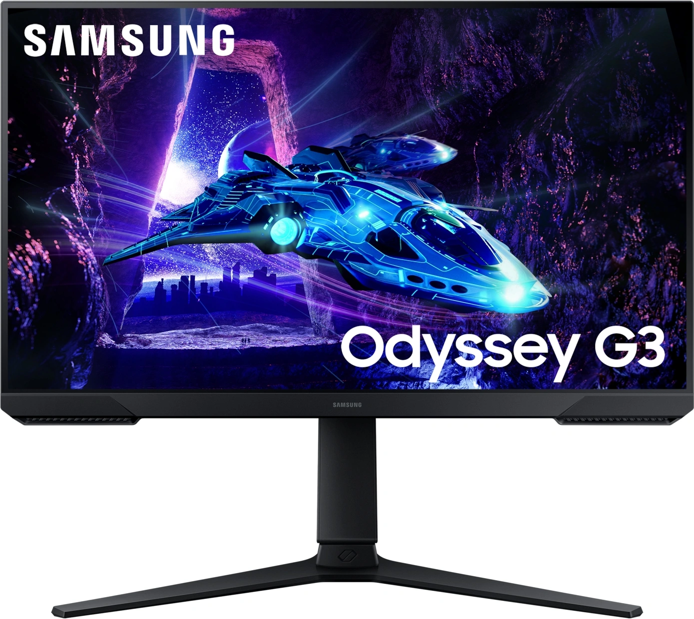 Монитор Samsung 23.8" Odyssey G3 LS24DG300EUXEN черный VA LED 1ms 16:9 HDMI матовая HAS Piv 3000:1 250cd 178гр/178гр 1920x1080 180Hz DP FHD 3.9кг