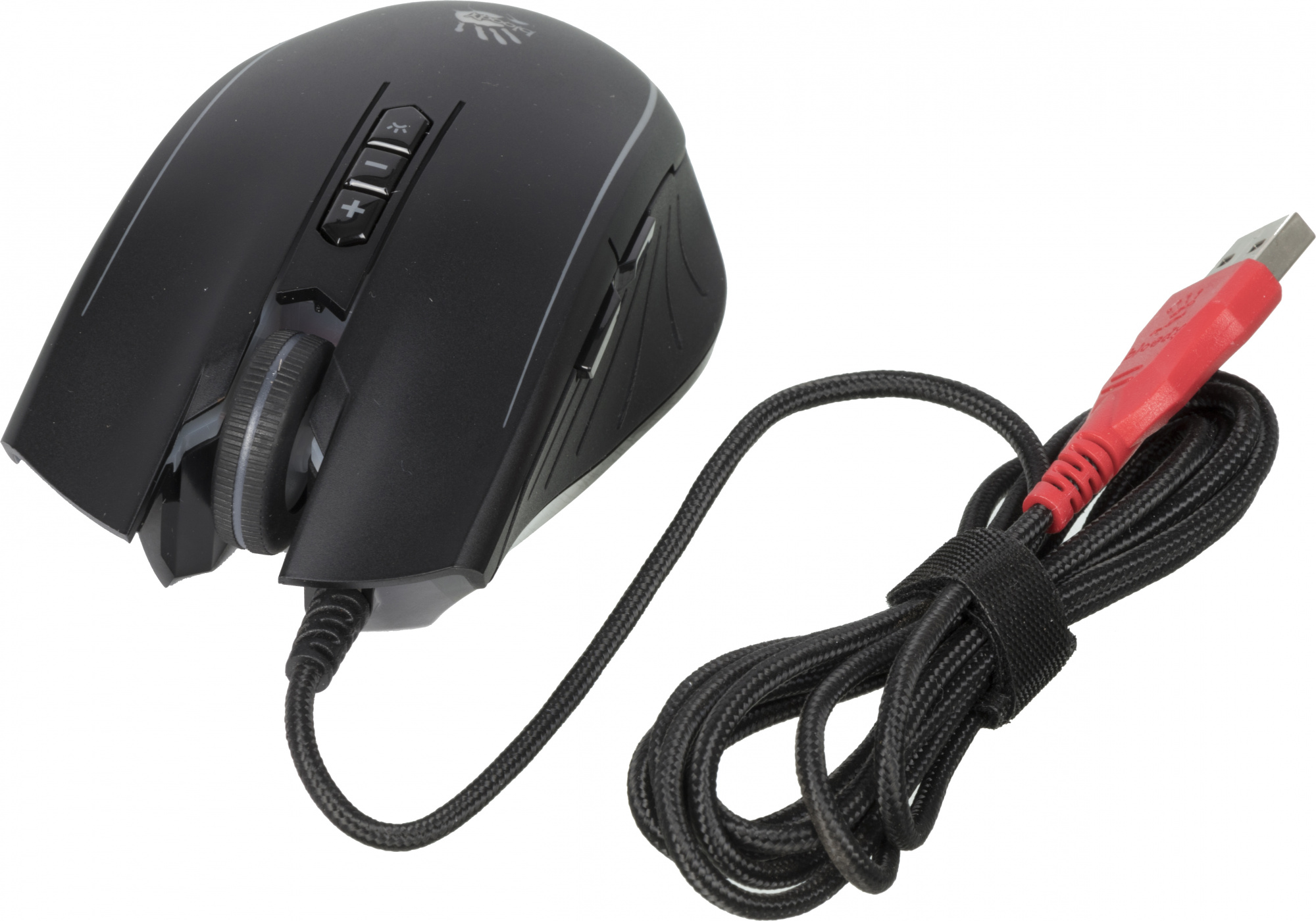 Мышь A4Tech Bloody Q81 Curve черный оптическая 3200dpi USB 7but (Q81)