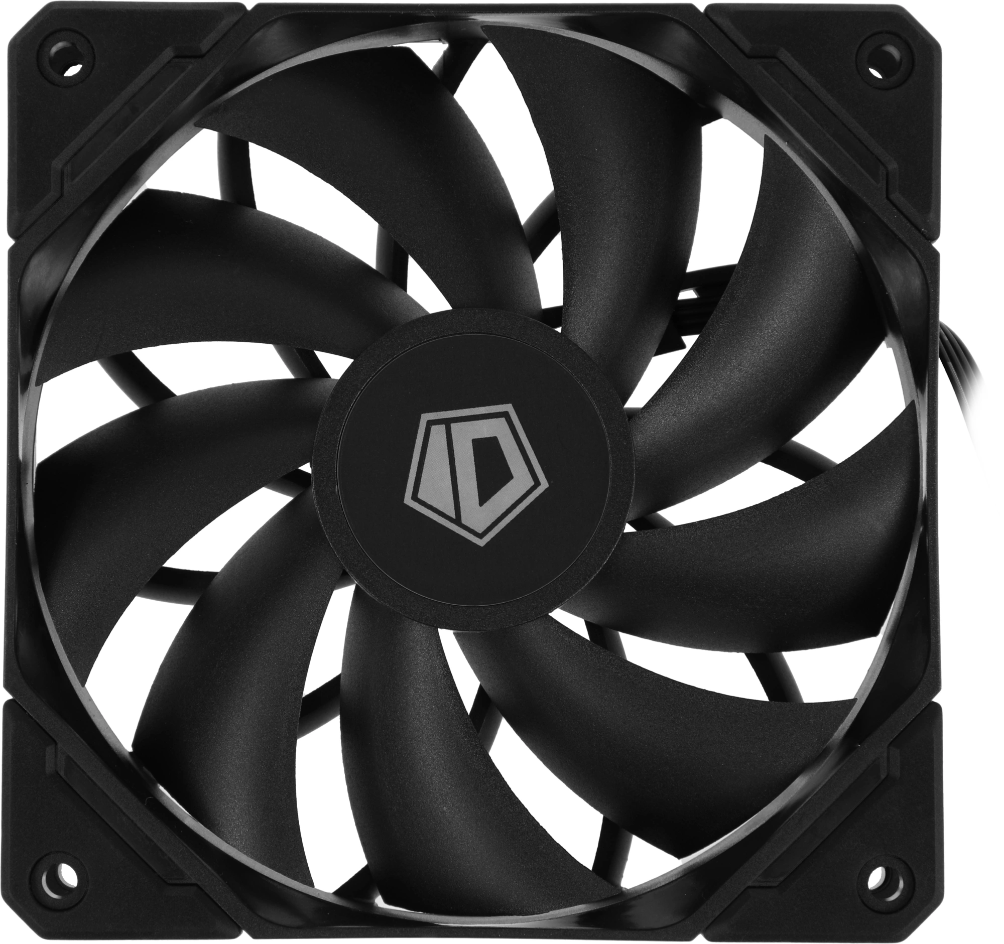 Вентилятор для корпуса ID-Cooling TF-12025-Pro 120х120x25 черный 4-pin 35.2дБ (TF-12025-PRO BLACK) Ret