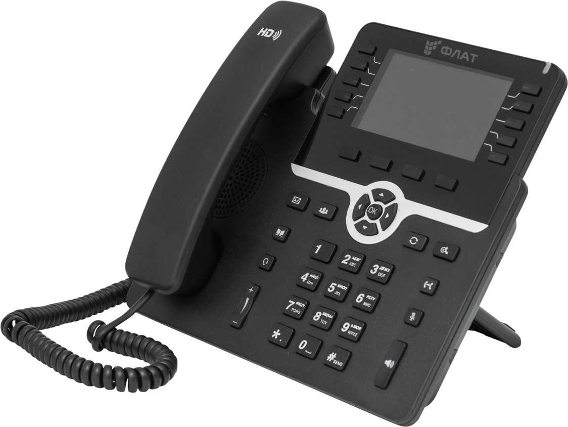 Телефон IP Флат Flat-Phone-B10/RU   черный