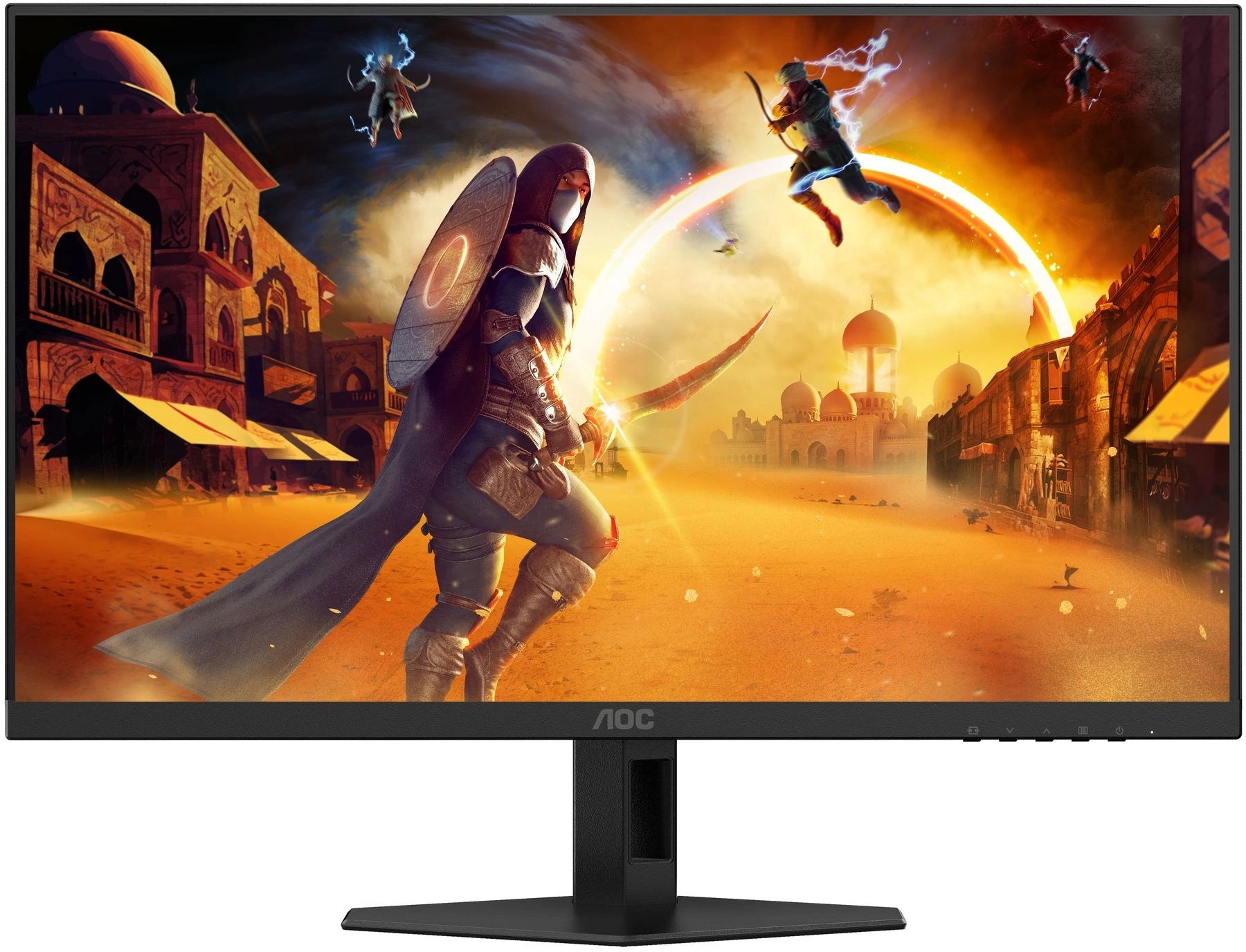 Монитор AOC 23.8" Gaming 24G4XE черный IPS LED 1ms 16:9 HDMI M/M матовая 300cd 178гр/178гр 1920x1080 180Hz G-Sync FreeSync Premium Pro DP FHD 3.48кг