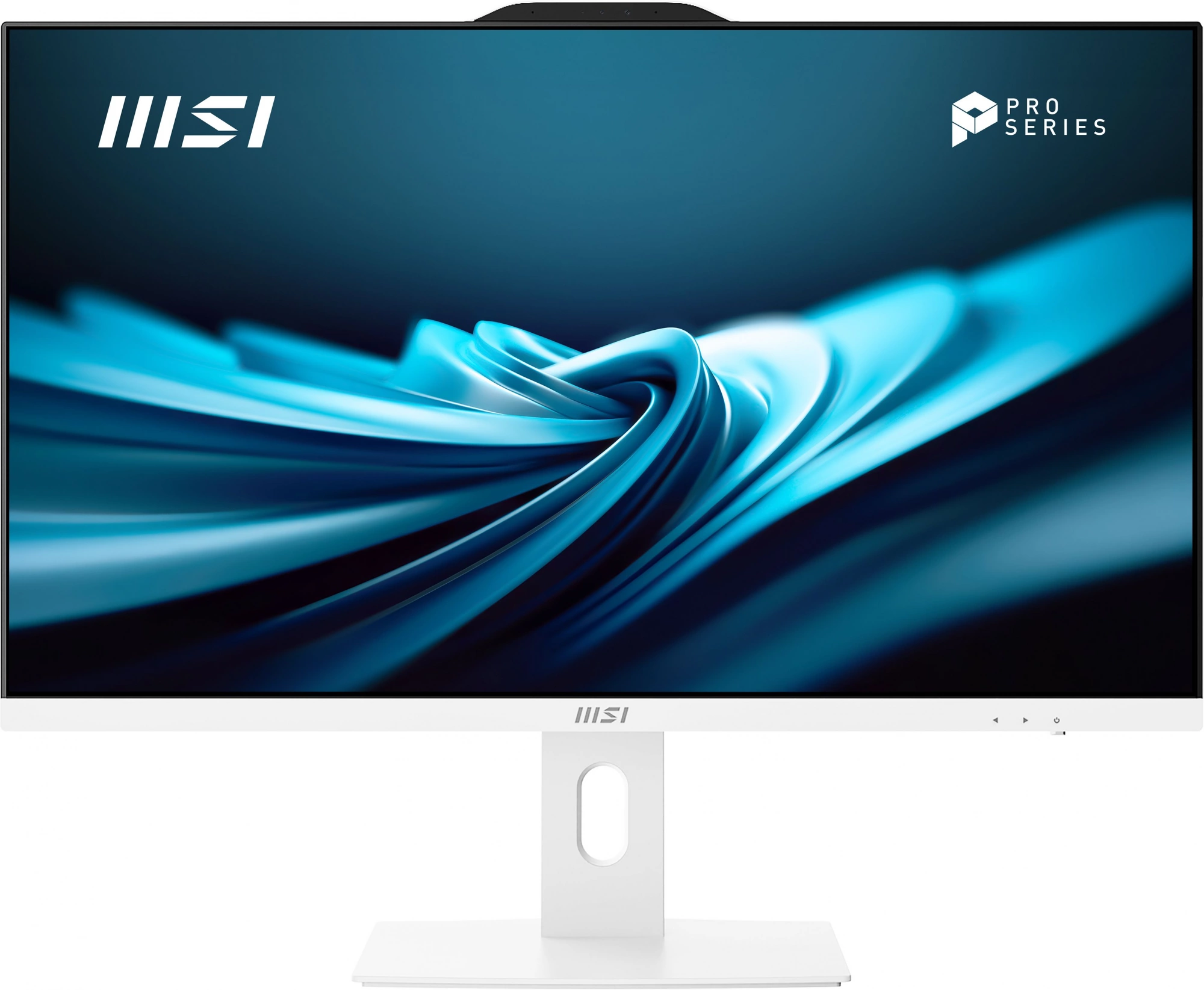 Моноблок MSI Pro AP272P 14M-664XRU 27" Full HD i7 14700 (2.1) 16Gb SSD512Gb UHDG 770 без ОС GbitEth WiFi BT 120W клавиатура мышь Cam белый 1920x1080