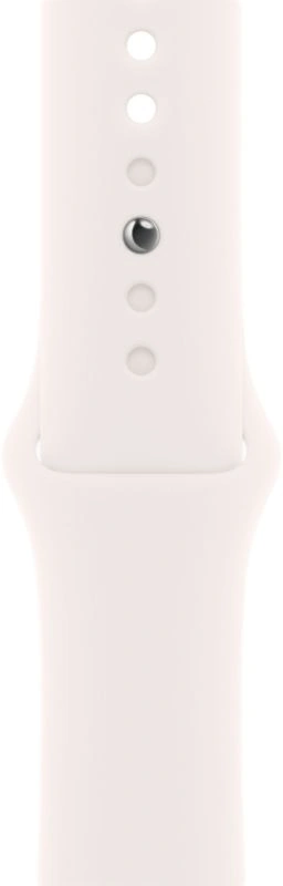 Смарт-часы Apple Watch Series 11 A3331 42мм OLED корп.розовое золото Sport Band рем.белый разм.брасл.:130-180мм (MEW24LW/A)