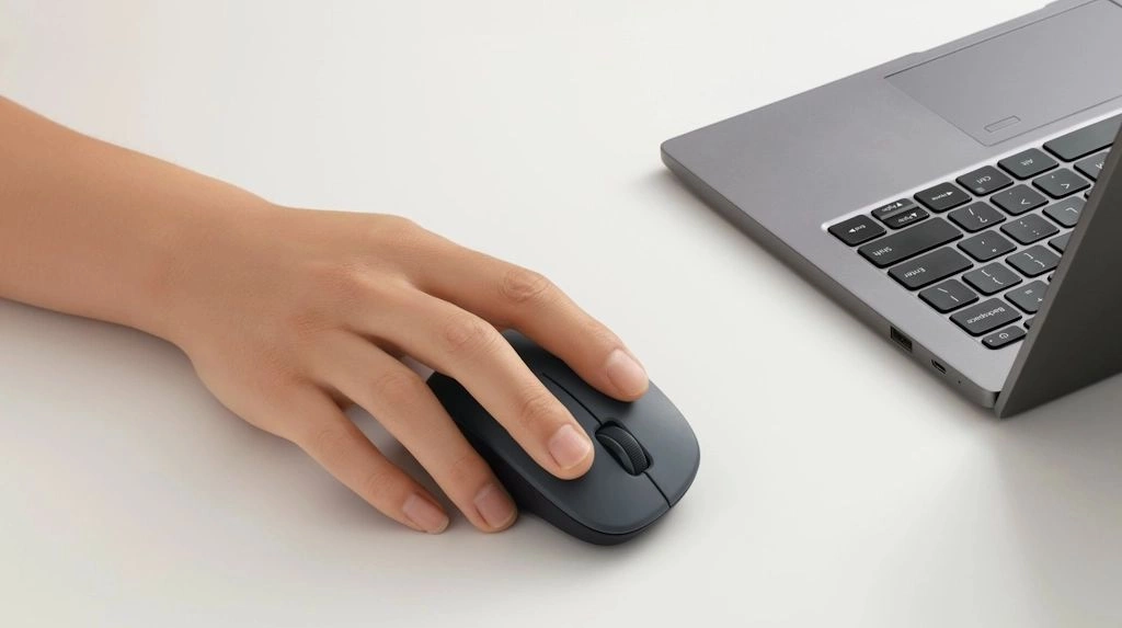 Мышь Xiaomi Comfort Edition черный оптическая 1200dpi silent беспров. USB 2but (BHR9359GL)