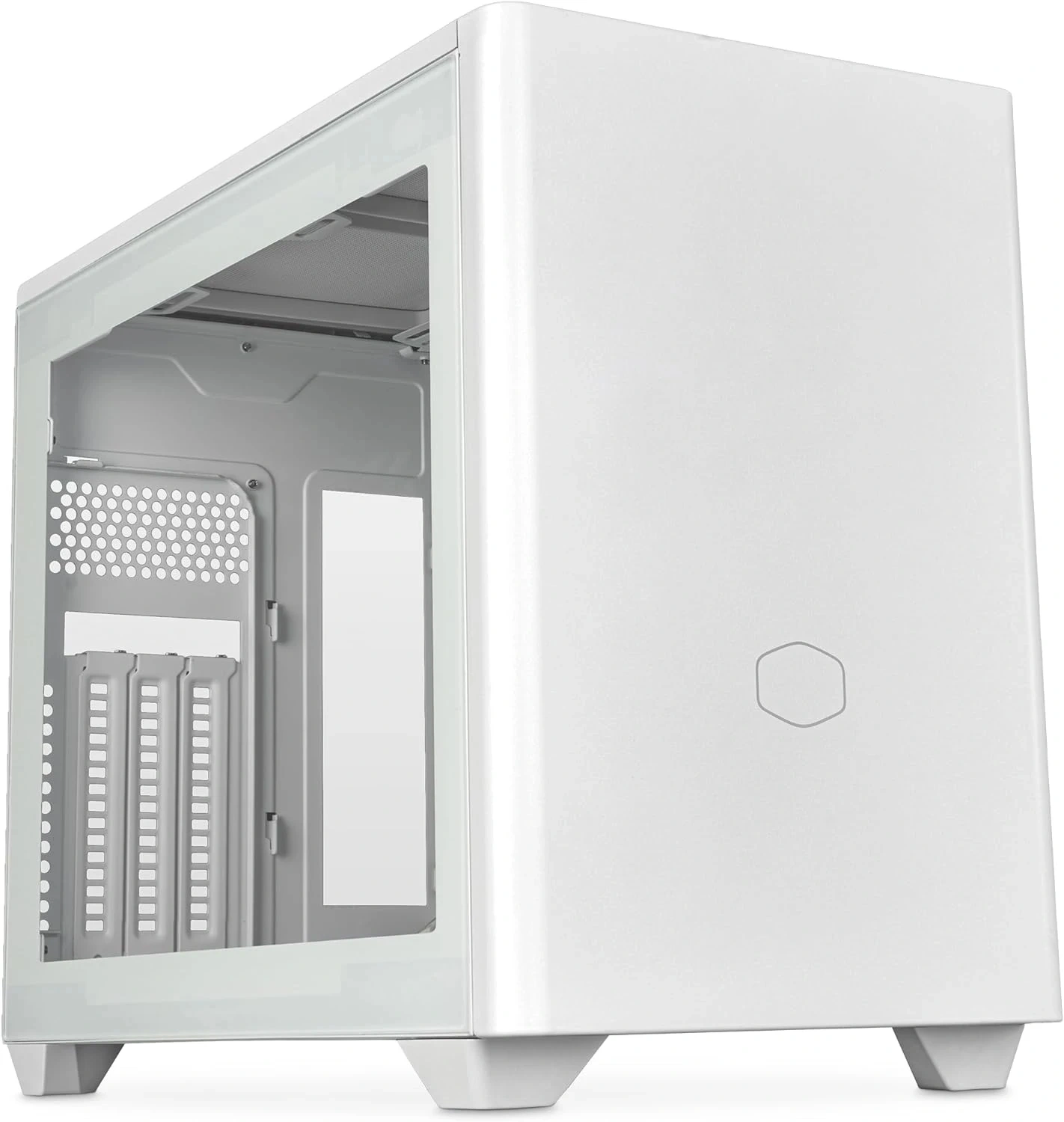 Корпус Cooler Master MasterBox NR200P V2 белый без БП miniITX 3x120mm 2x140mm 2xUSB3.0 audio bott PSU