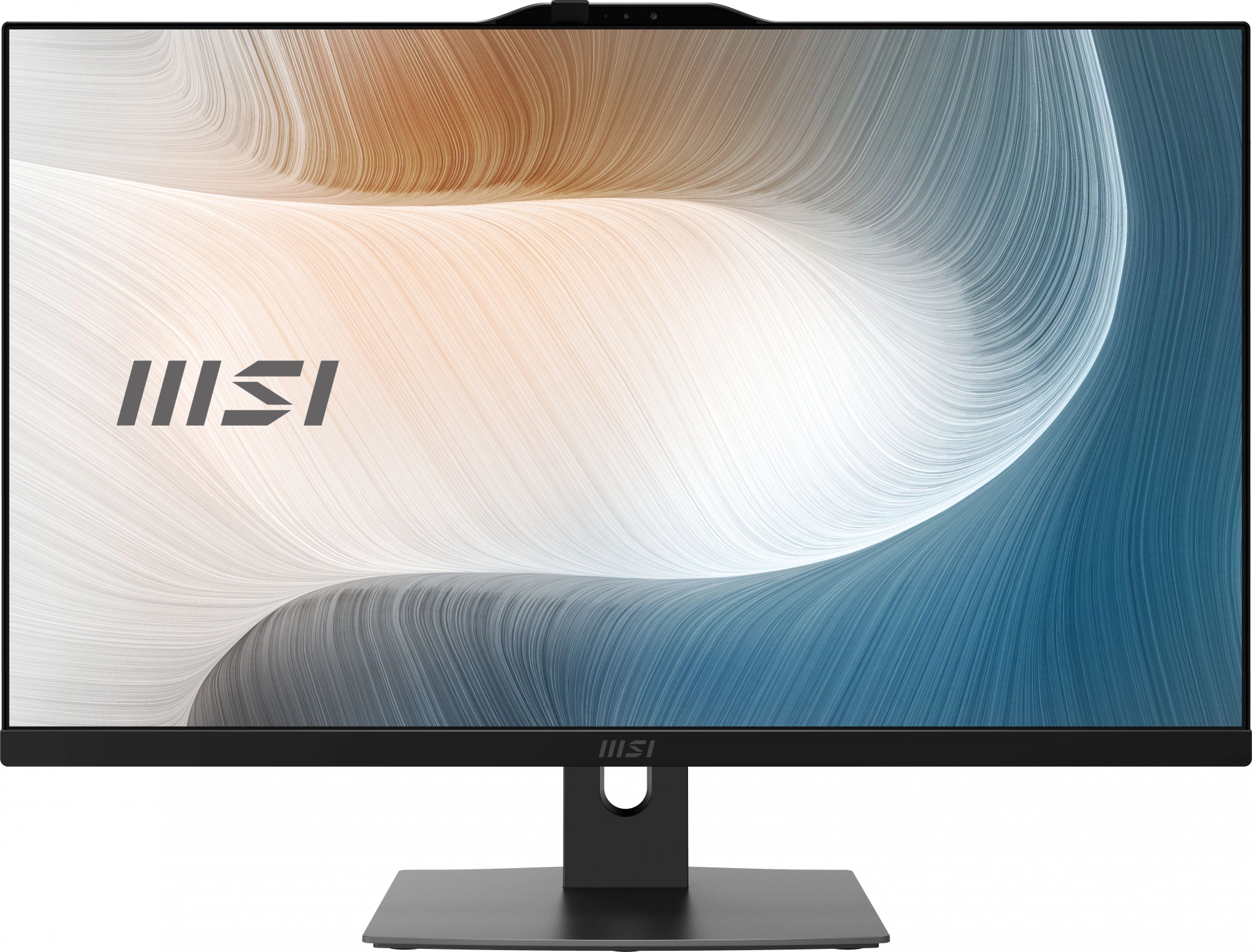 Моноблок MSI Modern AM272P 1M-682XRU 27" Full HD Core 3 100U (1.2) 16Gb SSD512Gb Graphics без ОС GbitEth WiFi BT 120W клавиатура мышь Cam черный 1920x1080