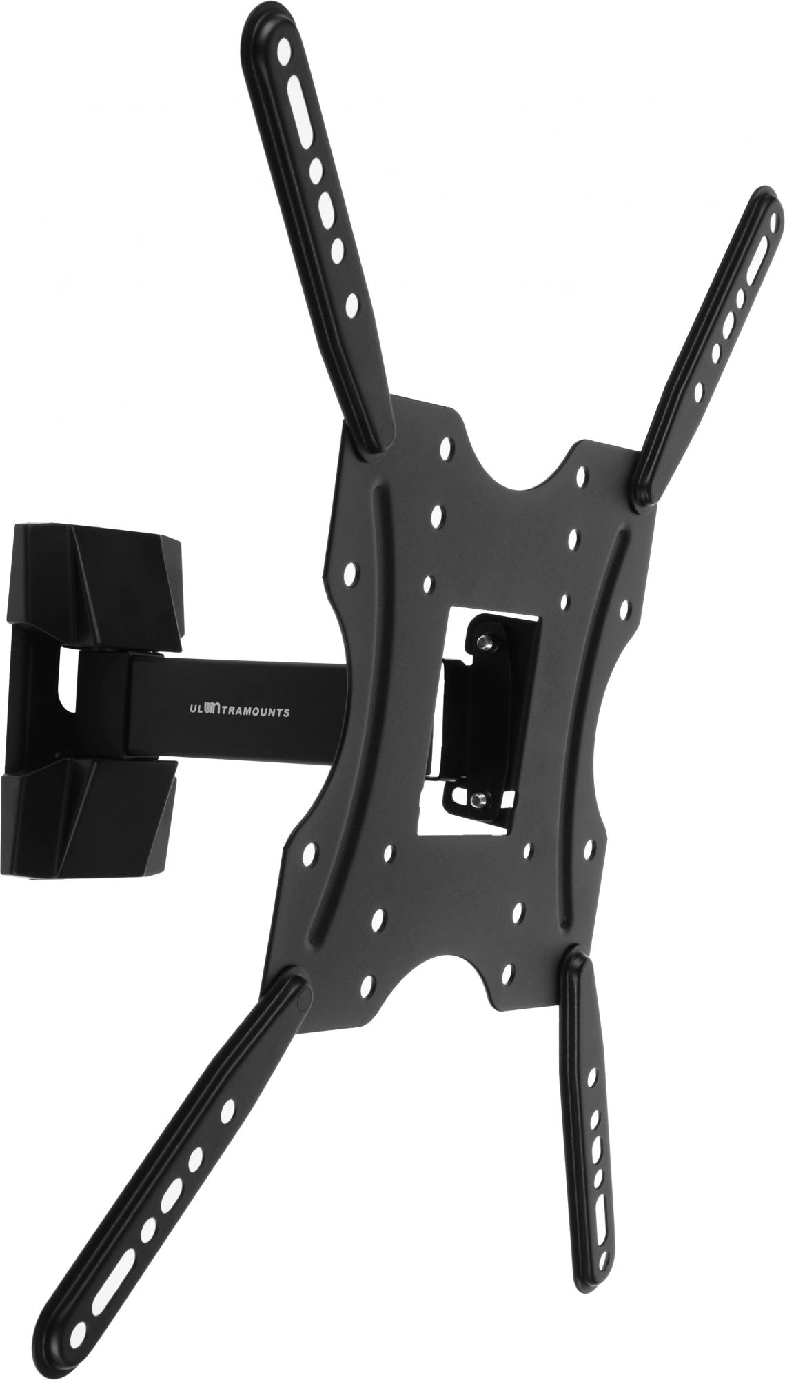Кронштейн для телевизора Ultramounts UM901 черный 32"-55" макс.30кг настенный поворотно-выдвижной и наклонный