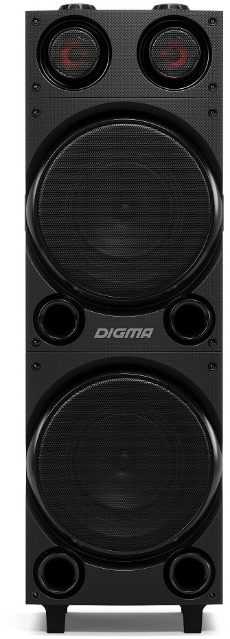 Минисистема Digma MS-14 черный 600Вт FM USB BT micro SD