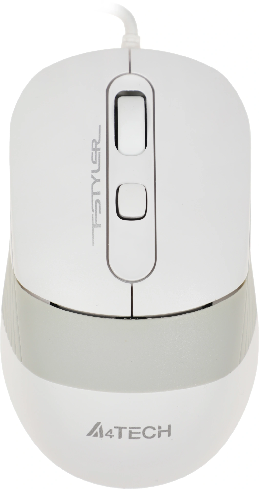 Мышь A4Tech Fstyler FM10 белый/серый оптическая 1600dpi USB 4but (FM10 WHITE)