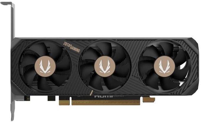 Видеокарта Zotac PCI-E 5.0 RTX 5060 LP 8GB NVIDIA GeForce RTX 5060 8Gb 128bit GDDR7 2497/28000 HDMIx1 DPx2 HDCP Ret low profile
