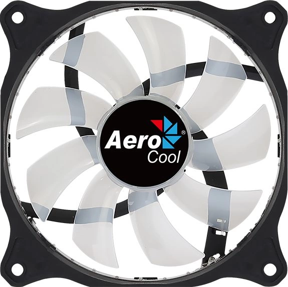 Вентилятор для корпуса Aerocool Cosmo 12 RGB 120х120x25 черный 4-pin (Molex) 24дБ (COSMO 12 FRGB MOLEX) Ret