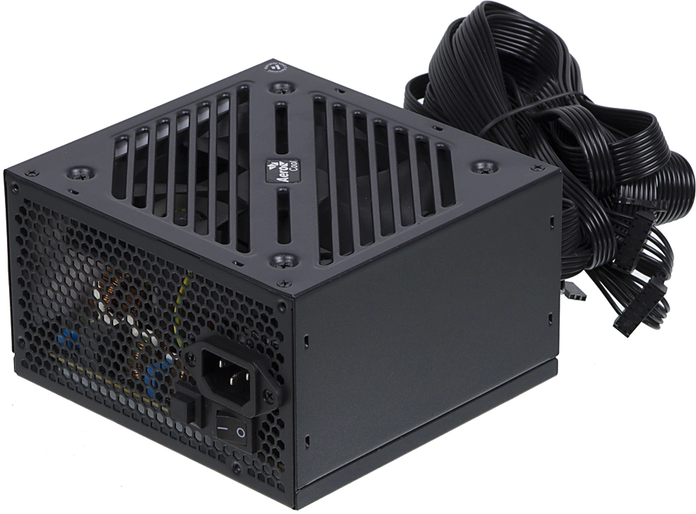 Блок питания Aerocool ATX 400W CYLON 400 80+ (20+4pin) APFC 120mm fan color 4xSATA RTL