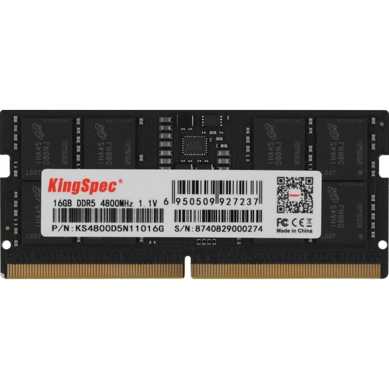 SHENZHEN KINGSPEC ELECTRONICS TECHNOLOGY CO LTD KS4800D5N11016G