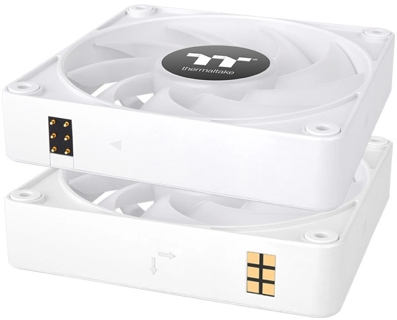 Вентилятор для корпуса Thermaltake CT120 EX Reverse ARGB 120х120x25 белый 4-pin 31.2дБ (упак.:3шт) (CL-F194-PL12SW-A) Ret