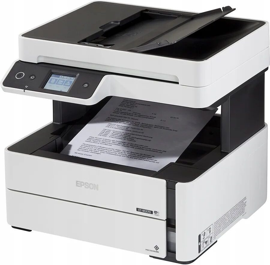 МФУ струйный Epson M3170 (C11CG92501/508/C11CG92404) A4 Duplex WiFi белый