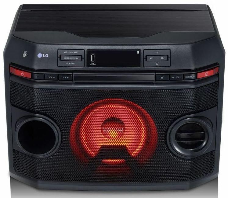 Минисистема LG XBOOM OL45 черный 220Вт CD CDRW FM USB BT