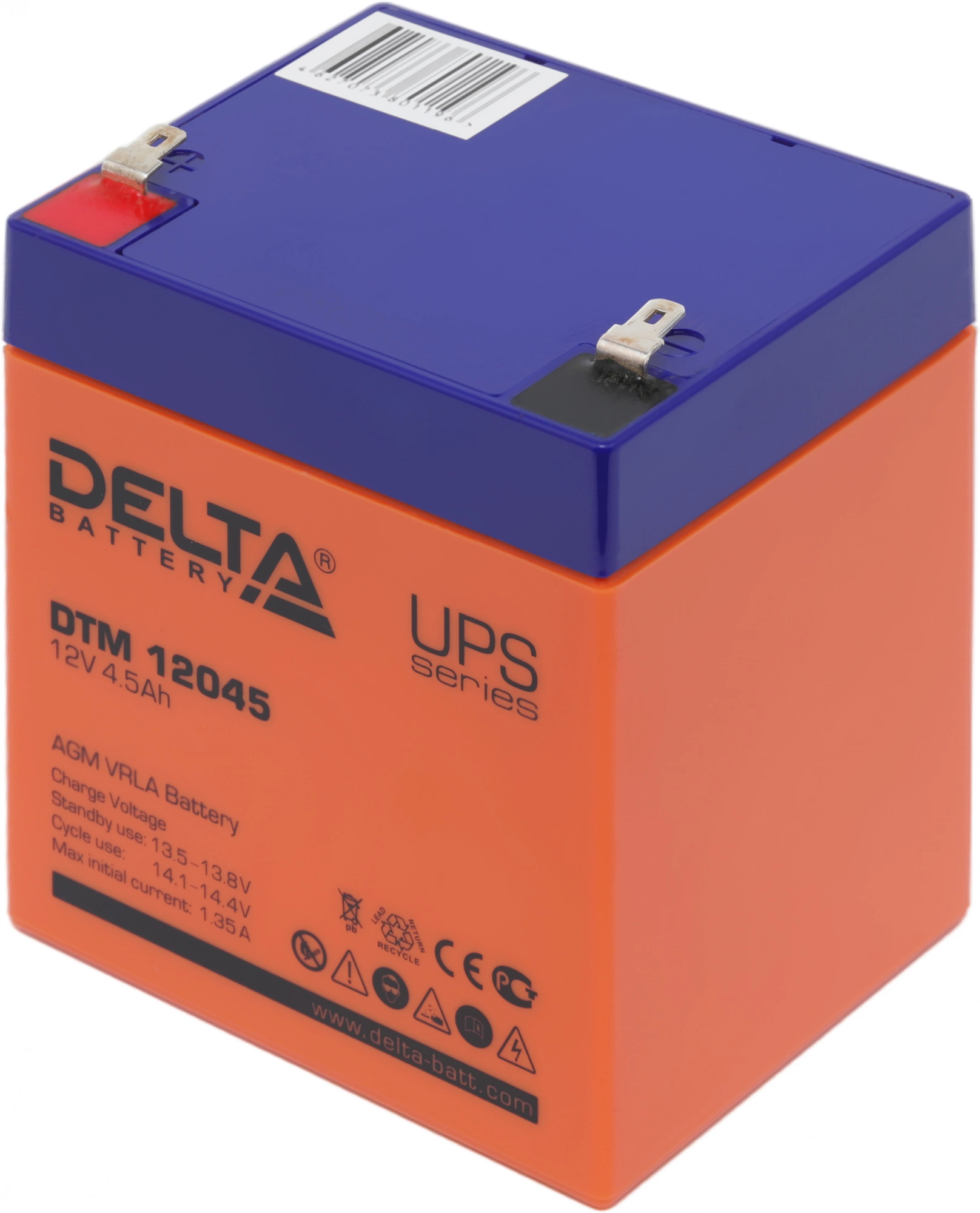 Батарея для ИБП Delta DTM 12045 12В 4.5Ач