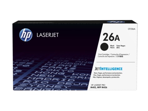 Картридж лазерный HP 26A CF226A черный бар.в компл. (3100стр.) для HP LJ Pro M402/M426