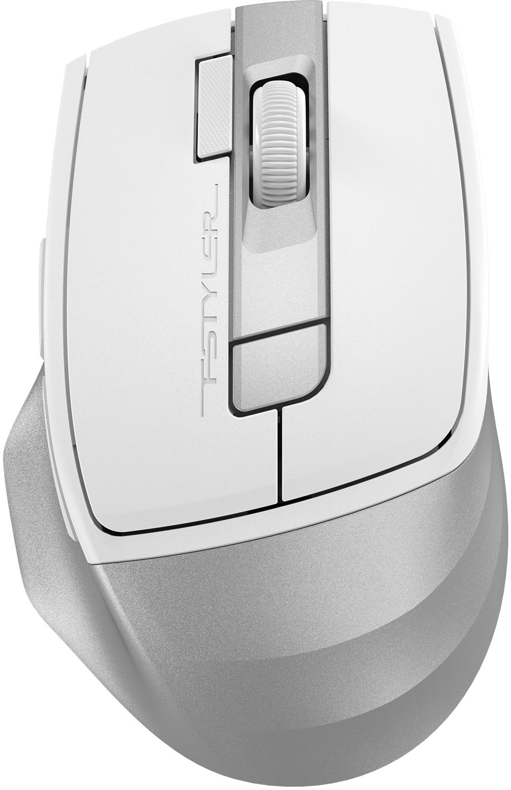 Мышь A4Tech Fstyler FB45CS Air белый оптическая 2000dpi silent беспров. BT/Radio USB 7but (FB45CS AIR USB (SILVER WHITE))