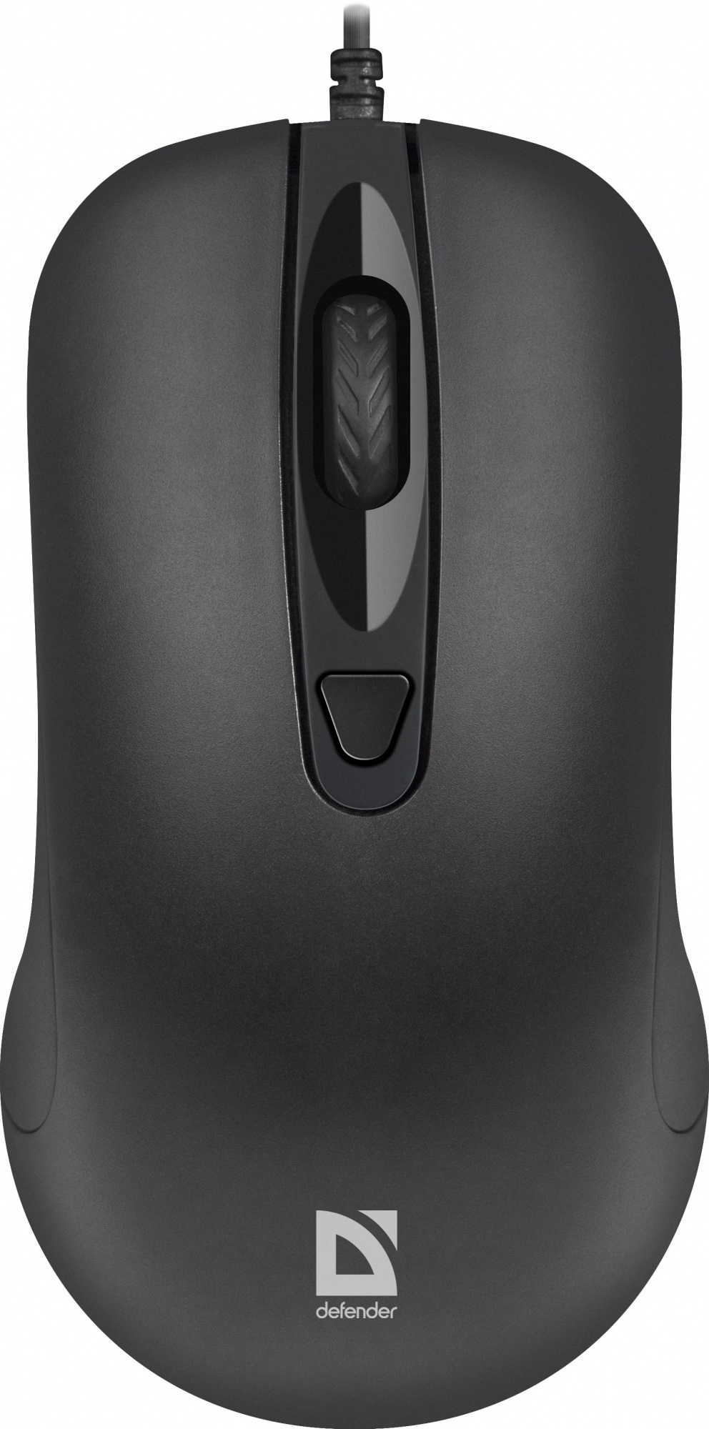 Мышь Defender MB-230 черный оптическая 1600dpi USB 2but (52231)