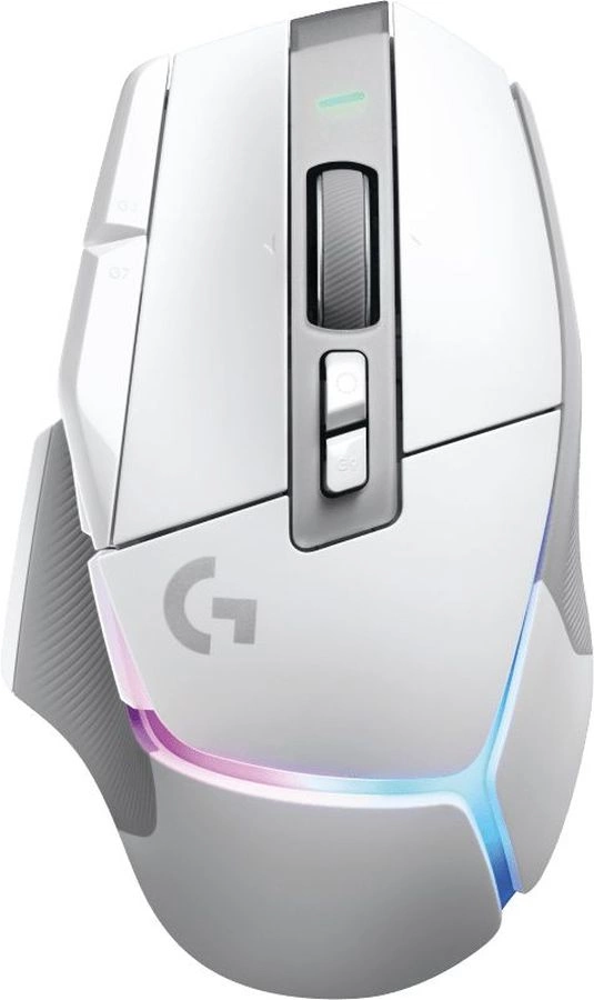 Мышь Logitech G502 X Plus белый оптическая 25600dpi беспров. USB 13but (910-006176)