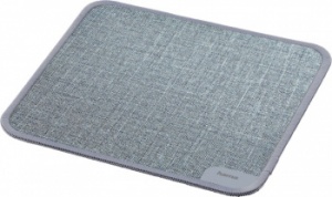 Коврик для мыши Hama Textile Design Микро серый 190x190x3мм