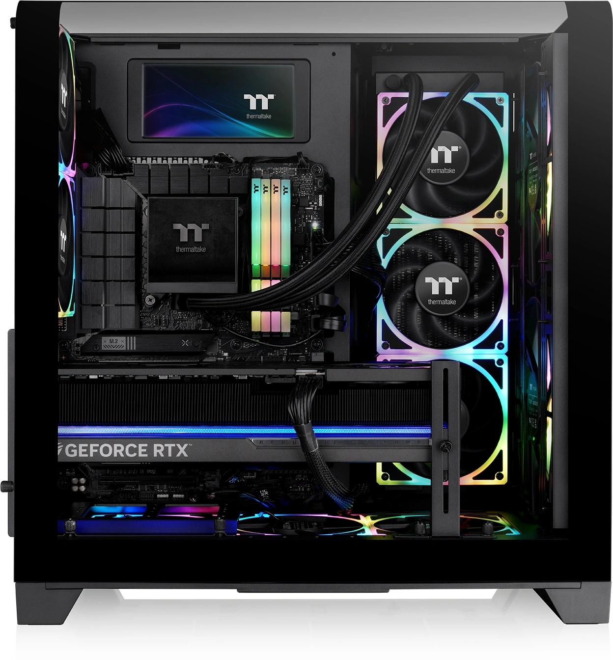 Корпус Thermaltake View 390 Air черный без БП ATX 9x120mm 2x140mm 2x200mm 2xUSB3.0 audio bott PSU